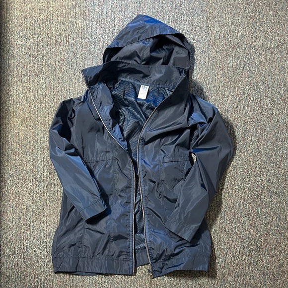 Athletic Works Jackets & Blazers - Athletic Works Dark Blue Mesh Rain Jacket
